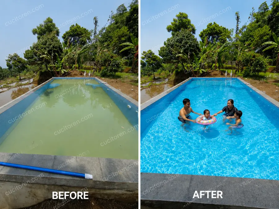 Before after cuci toren - hasil pengerjaan 5